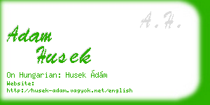 adam husek business card